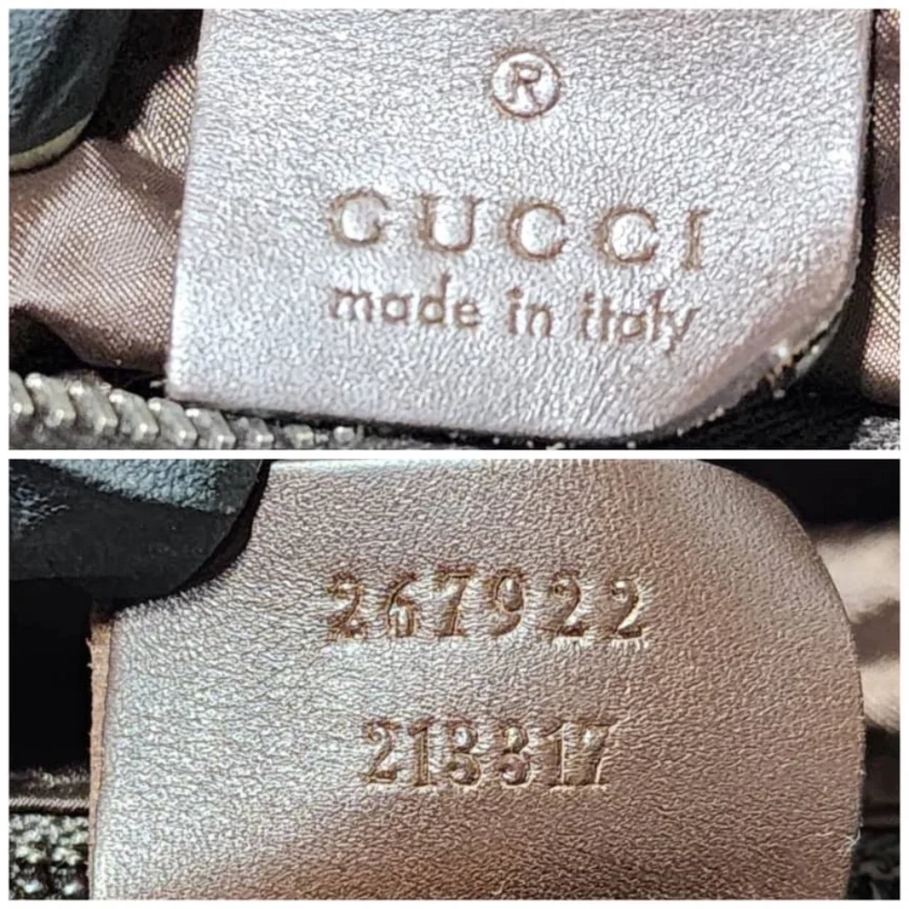 Authentic Gucci Diamante Canvas Web Shopping Tote Bag Brown/Beige - Picture 10 of 15